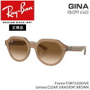 Co TOX RayBan GINA t[/TORTLEDOVE Y/CLEAR GRADIENT BROWN AWAtBbg
