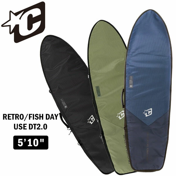 サーフィン クリエイチャー 22 CREATURES RETRO/FISH DAYUSE 5’10 DIAMOND-TECH 2.0 ハイランク ハードケース