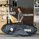 FCS GtV[GX TRAVEL 2 FUN BOARD 6f3 BLACK/GREY 2{pgx T[t{[h t@{[h n[hP[X