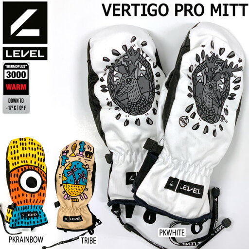 スキー スノーボード グローブ 23-24 LEVEL レベル VERTIGO PRO MITT バーティゴプロミット 23-24-GR-LVL ミトン フリースタイル あたたかい スキー スノーボード グローブ 23-24 LEVEL レベル VERTIGO PRO MITT バーティゴプロミット 23-24-GR-LVL ミトン フリースタイル あたたかい