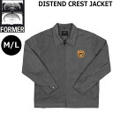 ジャケット FORMER フォーマー DISTEND CREST JACKET ワークジャケット WORN GREY FJK-23501