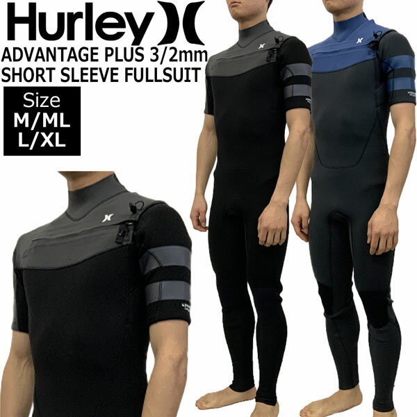 ■2024 HURLEY■ 動体裁断理論に基づく理想的なパネルパター ンで、パフォーマンスを妨げることなく自然 な運動をサポートしながら、最大限の力を発 揮させるシームデザインを採用。軽量で暖か く、 圧倒的な伸縮性と柔らかく包み込むよう な肌触りを兼ね備えたHURLEYオリジナルの裏 地、Exoflex V3を使用することで、まるでオ ーダーサイズのようなフィット感で、高い運 動性と快適性を発揮。袖、肩周りを2mmにす る事で運動性を向上し、胸、背中パネルより 下を3mmにすることで体幹の冷えを防止し長時 間のサーフィンでもパフォーマンスの低下を 防止します。 エントリーシステムは高い防水 性を維持しつつも、不要なパーツは極力使用 せず、着脱がしやすいC-Zipネックエントリー を採用。胸のファスナーを外すとネックホー ルの開口部から着脱が可能。さらに、ドロー コード内蔵で開口部のテンションを調整する ことができます。 【機 能】 ・ウェットスーツの伸縮性を損なわない高度な 断面接着技術「ブラインドステッチ」仕上げ。 ・軽量で耐久性の高いニーパッドを採用。 ・ネックフラップの内側にキーポケットを装備。 【正規取り扱い店】 ●BRAND ： HURLEY(ハーレー) ●品 番 ： MZSGAD24 ●品 名 ： ADVANTAGE PLUS 3/2mm SHORT SLEEVE FULLSUIT ●SIZE ： M/ML/L/XL ●COLOR ： 010/341 ●MATERIAL ： ・クロロプレン80% ・ナイロン20% ※商品写真の色は、OS、ブラウスプレイ、 等により実際のものとは多少異なあります。 ご了承の上ご購入ください。0