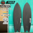 T[t{[h 24 T_[{g THUNDERBOLT AbN CIFISH Black shadow CARBON J[{ y FCS2 TWIN FIN gr