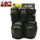 187 KILLER PADS キラーパッド ADULT SIX PACK(ELBOW・KNEE・WRIST) 大人用3点セット SK8 スケート ストリートス...