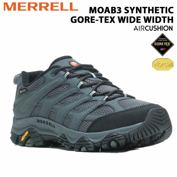 メレル モアブ3 MERRELL MOAB3 SYNTHETIC GORE-TEX WIDE WIDTH GRANITE