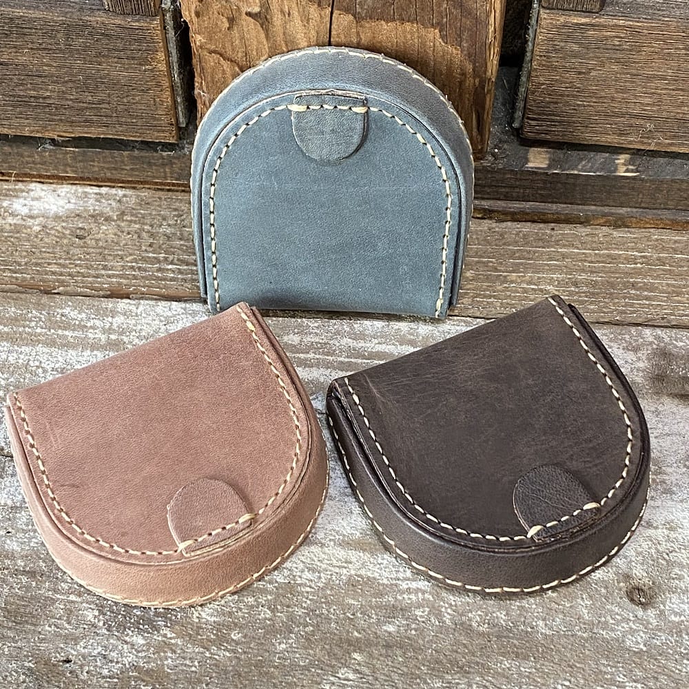 【Ain Soph（アインソフ）】オイルワックス焦がし/パラフィン加工牛革・レザー馬蹄形小銭入れ/コインケース（DA1648-HP）　馬蹄タイプ小銭入れ　ナチュラルレザーコインケース　馬の蹄鉄型小銭入れ　メンズ/レディース【レザーバッグ革財布専門店Vertigo/ヴァーティゴ】のサムネイル