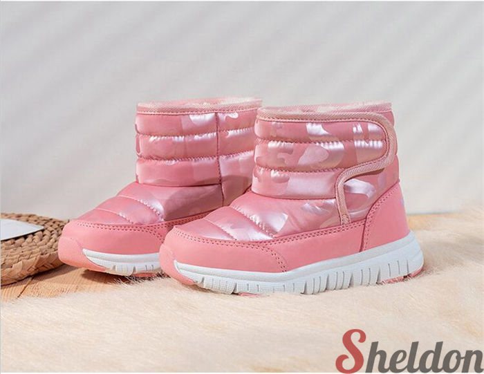 スノーブーツ キッズ 中綿入り ジュニア 大きいサイズ アウトドアシューズ ムートンブーツ ウィンター..