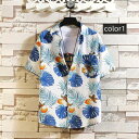 アロハシャツ メンズ シャツ 半袖シャツ 半袖 花柄 花柄シャツ 総柄 総柄シャツ 開襟 開襟シャツ カジュアルシャツ 大きいサイズ 夏 夏服 メンズファッション ハワイ トップス リゾート おしゃれ ファッション カジュアル サーフ 海辺 海 ビーチ サマー プール 父の日