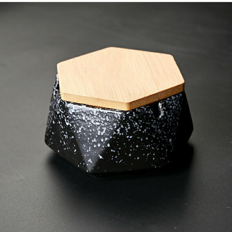 灰皿 卓上 蓋付き 陶磁器 インテリア 喫煙具 取り出し洗い便利 ユニーク雑貨 おしゃれ インテリア 置物..