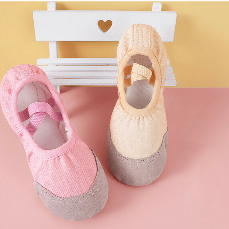 バレエシューズ バレエダンス シューズ ゴム ダンス 舞台 子供用 大人用[全5色] ダンスシューズ バレエ..