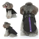 ペット服 小型犬 中型犬 服 ハーネス一体型防寒ジャンパー 背開きオールインワンコート ハーネス付き ドッグウェア 犬の服 冬 裏起毛 暖かい スポーツ風 運動着 コート ジャケット 秋冬 保温防寒 小型犬 中型犬 冬用 冬服 中綿 かっこいい 着せやすい 暖か 裏ボア お出かけ