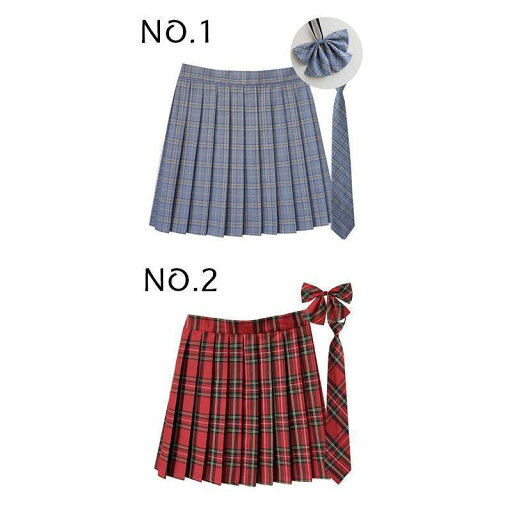 制服 学生制服スカート 3点セット 蝶結び+ネクタイ+スカート35タイプ チェック柄プリーツスカート(スクール・制服) 女子高生スカート レディース 制服 学生制服スカート 3点セット 蝶結び+ネクタイ+スカート35タイプ チェック柄プリーツスカート(スクール・制服) 女子高生スカート レディース