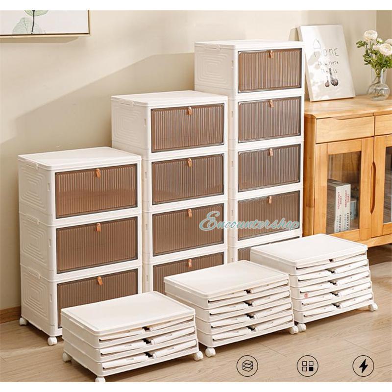 収納ケース 収納ボックス 前横開き 折りたたみ 積み重ね キャスター付き 整理収納 げた箱 衣類 書類 大容量 おしゃれ 便利 車載用 透明 シンプル