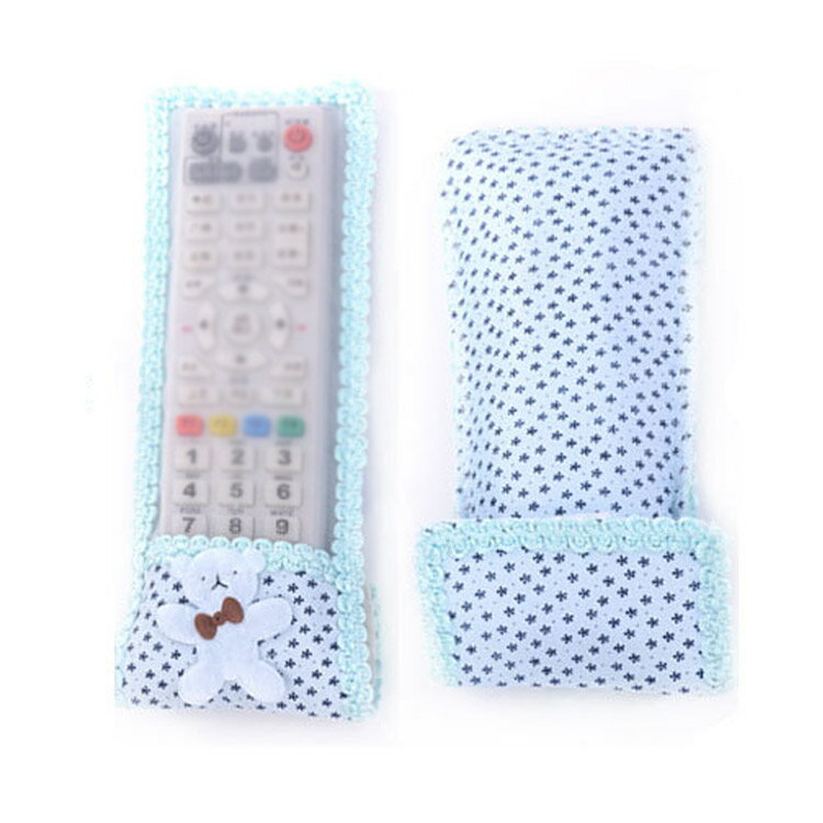 リモコンカバー リモコンケース ダストカバー 保護カバー 汚れ防止 ホコリ防止 レース 防水 便利グッズ 可愛い 生活雑貨