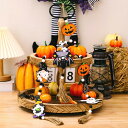 ハロウィン飾り 吊り下げ オーナメント 木製 飾り かわいい かぼちゃ おばけ 玄関 ドア 壁 窓 飾り 掛る アクセサリー 壁掛け飾り プレゼント 庭園 部屋...