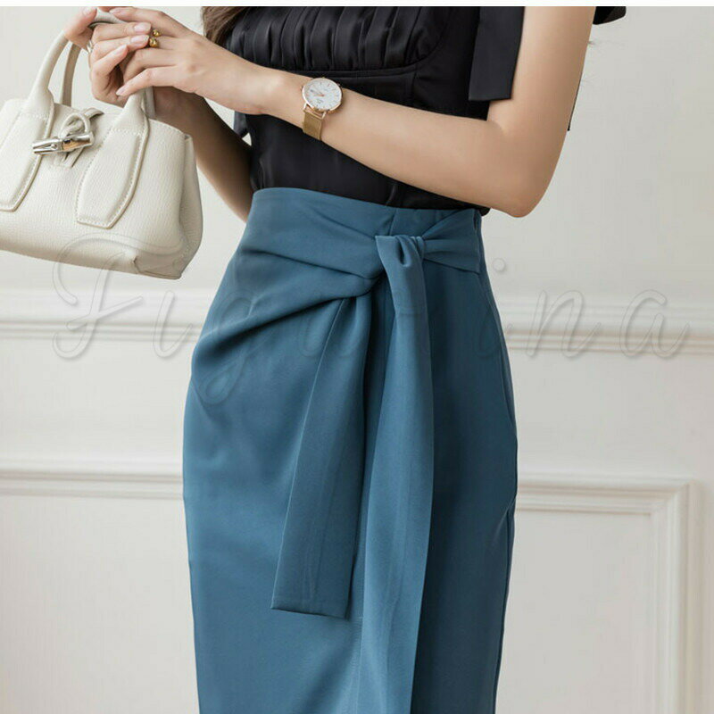 タイトスカート スカート タイト レディース ミモレ丈 無地 スリット セクシー ハイウエスト 着痩せ 膝下 カジュアル 通勤 ボトムス 春夏秋 オフィス きれいめ おしゃれ