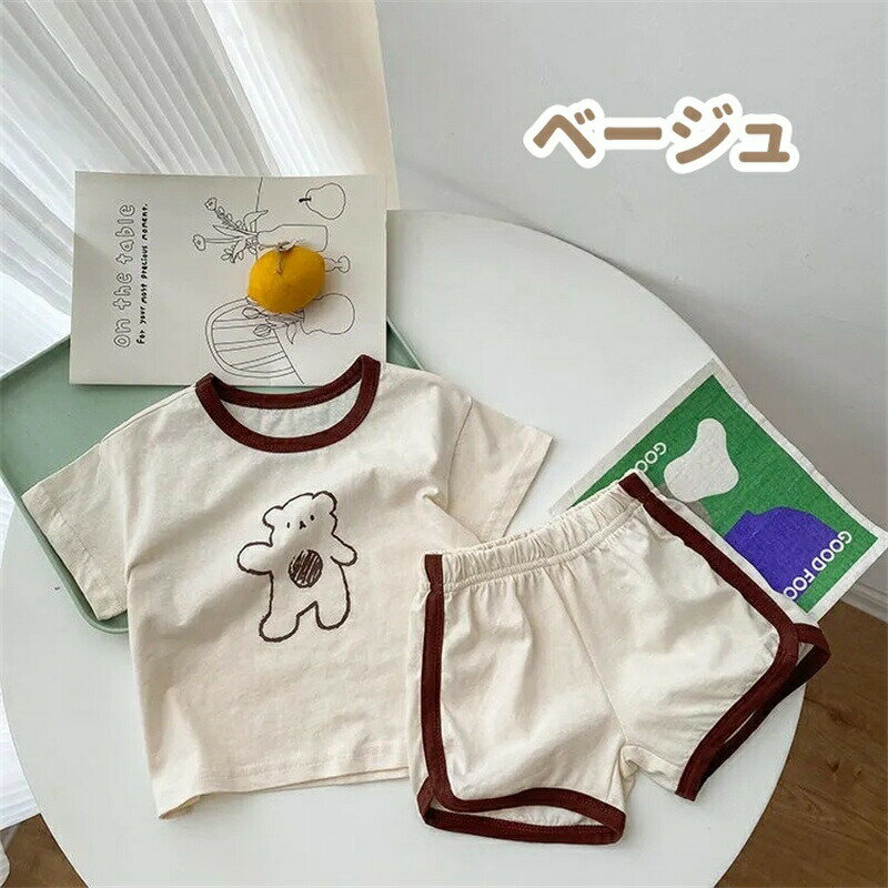 ベビー服 夏服 セットアップ 半袖 Tシャツ ショートパンツ 男の子 女の子 ルームウエア パジャマ