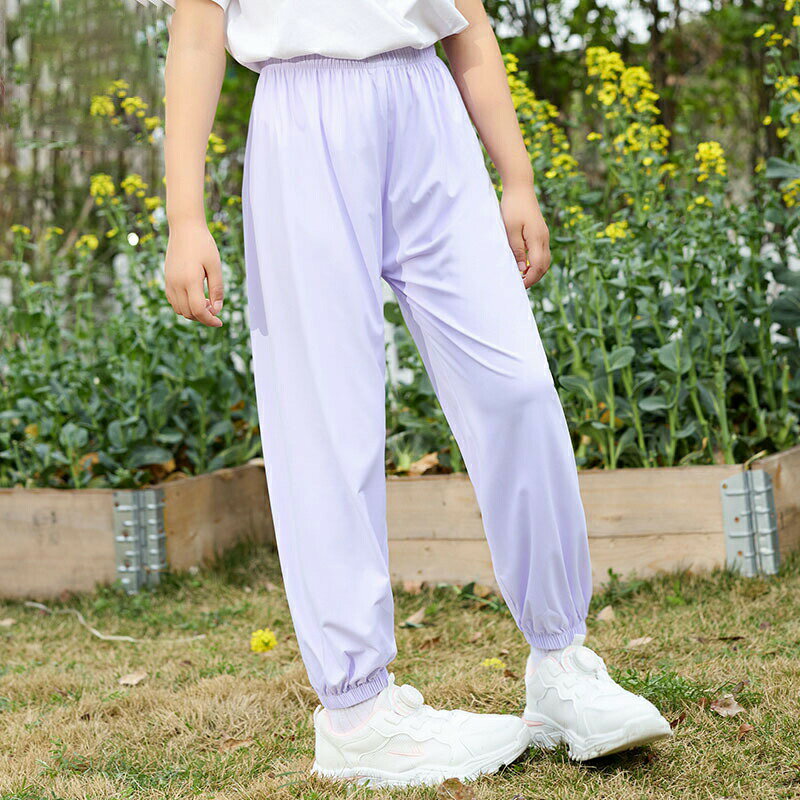 子供服 ロングパンツ サイドライン パンツ 薄手 日焼け防止 冷房対策 夏虫刺され予防