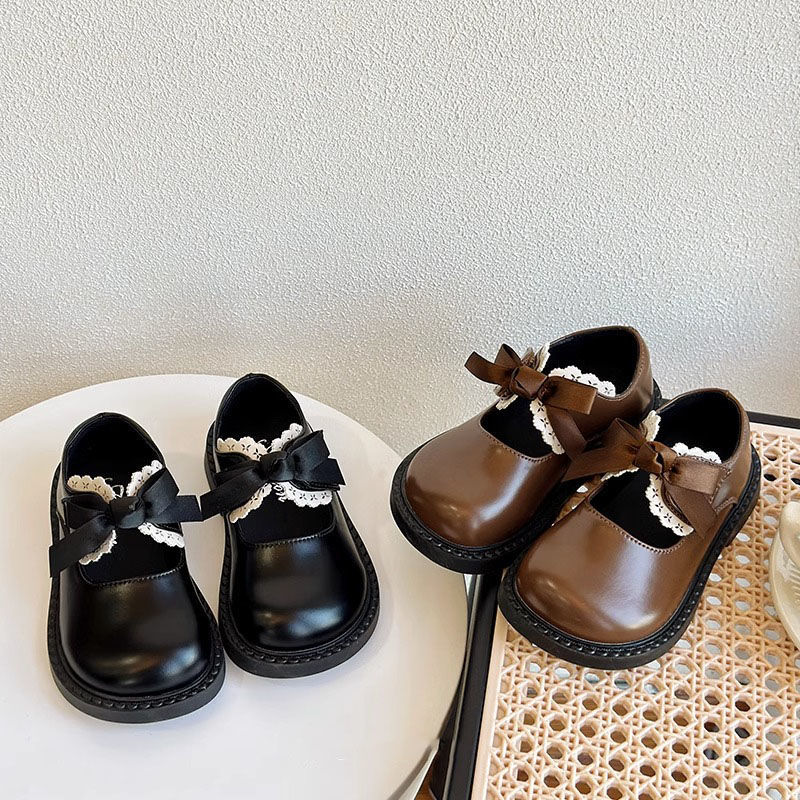 ローファー キッズ 女の子 ドレスシューズ エナメル リボン飾り 可愛い プリセンスシューズ マジックテ..