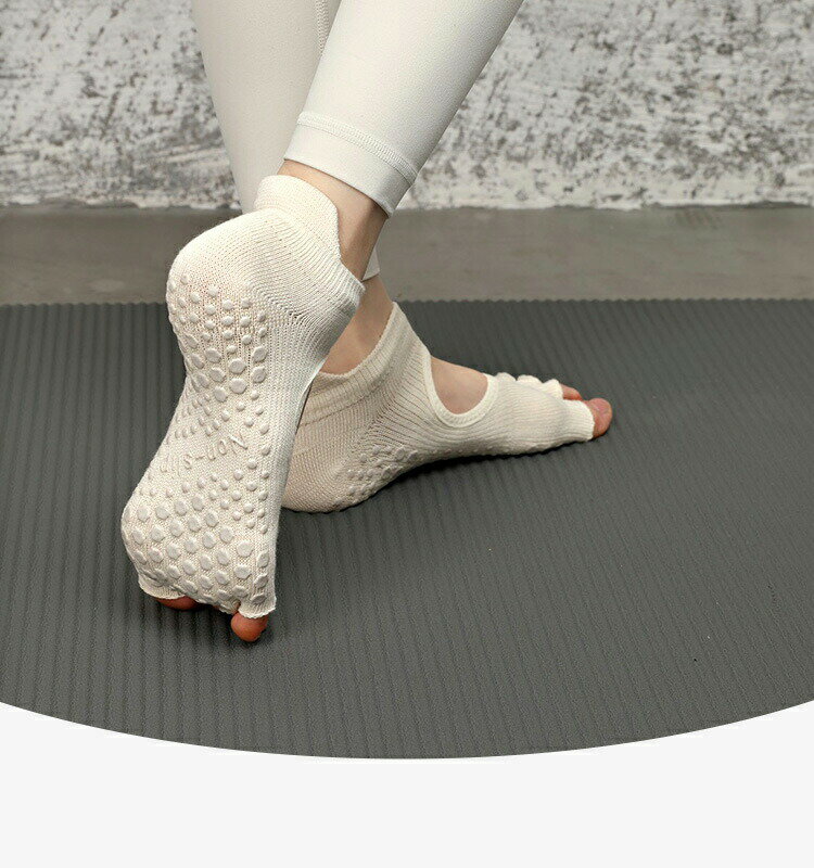 【2足セット】5本指 ヨガ ソックス ピラティス 滑り止め レディース ヨガ ウェア 靴下 スポーツ