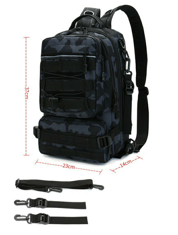 釣り リュック 5way 防水 釣り バッグ フィッシングバッグ 多機能 大容量 ウエストべルト リュックサッ..