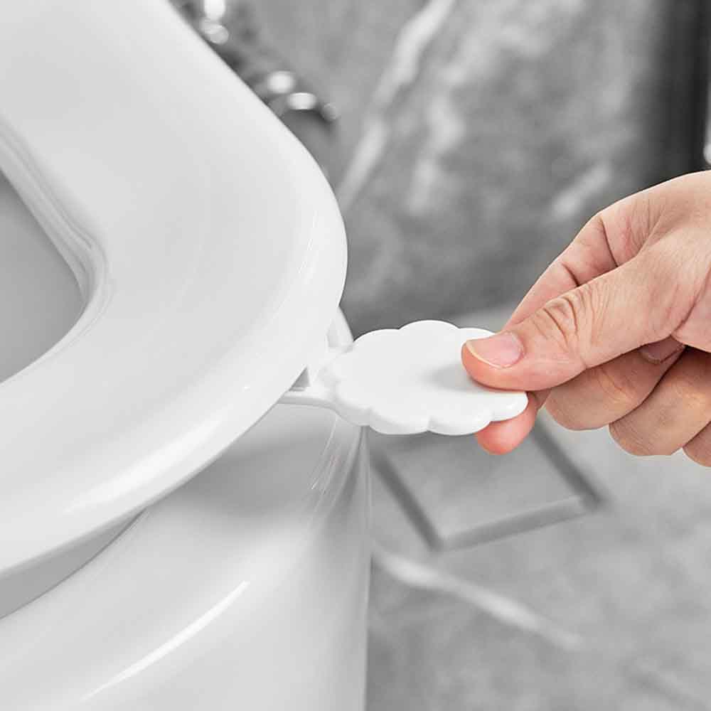4枚セット 8個入れ 便座ハンドル 便座取っ手 便座の持ち手 潔 便座 上げ下げ 便利 粘着式 清潔 衛生 手を汚さず 用品 トイレ 用品 小物 粘着テープ付き 貼り付けやすい