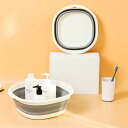 サイズセット 折りたたみ 洗面器 たらい ソフト湯おけ シリコン 雑貨 北欧デザイン コンパクト収納 省スペース 洗濯 掃除 足浴 風呂アウトドア 旅行用 多用途 安心素材 3サイズ