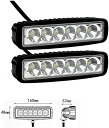 作業灯 LED ワークライト 18w 【2個セット】 12v-24v兼用 広角 IP67 防水 防塵 耐震 トラック 作業灯 タイヤ灯 車幅灯 拡散タイプ 集魚灯 前照灯 夜釣り 船舶 建築 バックライト デッキライト 父の日