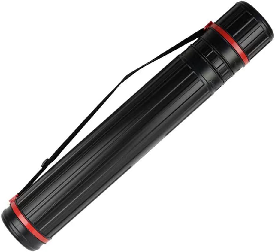 図面ケース ポスターケース アジャスターケース プレイマット ケース チューブ ラバープレイマット 収納 防塵 防雨 製図 筒 角筒 小型 軽量 図面 手提げ 持ち運び 伸縮可能(45～70cm) 直径5.5cm 父の日