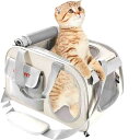 \マラソン期間 P10倍/ペットチャリーバッグ 猫キャリーバッグ 中大型猫用 小型犬用 兎用 折りたたみ コンパクト収納 マットつき メッシュ窓 カーテン付き 変形しない 臭気がない 引っ掻き傷に強い 軽量 ペットハウス ショルダー 車載 ドライブ チャンピング 旅行 通院