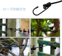 【PT10倍+10%OFFクーポン】3本セット 洗濯 物干し ロープ 弾力洗濯ロープ 12個クリップ付き ハンガー ストップ 伸縮 携帯便利 旅行用 キャンプ 梅雨 部屋干し 父の日