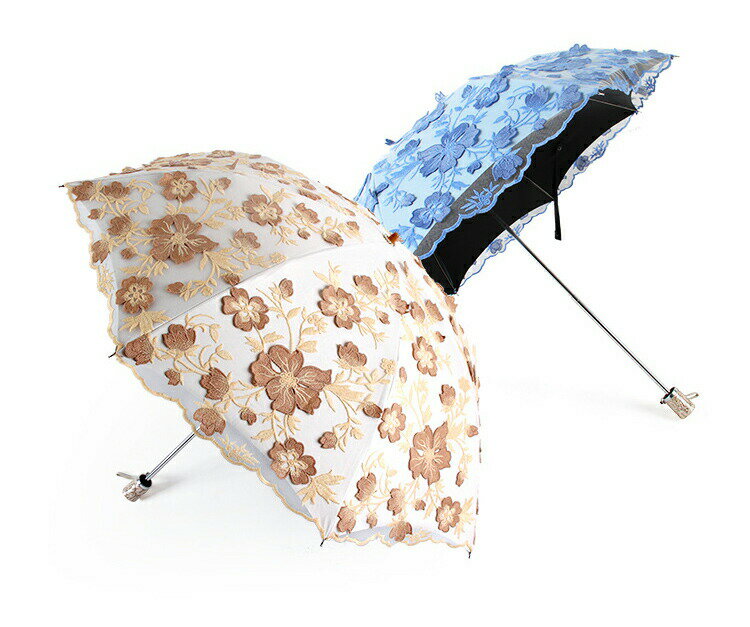 折りたたみ傘 レディース 日傘 傘 花柄 折り畳み 折りたたみ傘(2つ折) オシャレ 可愛い 女性用 レース 傘袋付 8本骨 UVカット 紫外線対策 おしゃれ かわいい きれいめ 母の日 5色