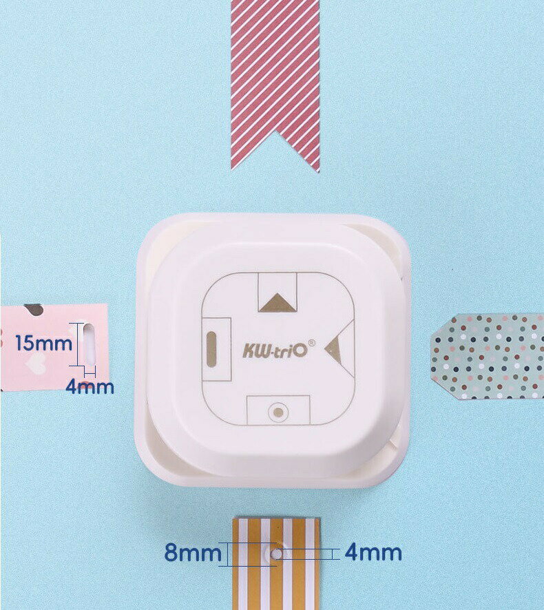 コーナーパンチ クラフトパンチ 穴あけパンチ 四隅 角 文房具 文具 コーナーカッター パンチ DIY ペーパークラフト道具 スクラップブッキング カード作成 角取り ハンドメイド用品 名刺 手紙 ポップアップ シンプル コンパクト 三角 丸 白