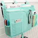 収納ポケット ベッドサイドポケット 吊り下げ式 無地 収納ラック 整理整頓 シンプル 便利 収納家具 椅子 ベビーカー 車用 小物入れ リモコン 雑誌 スマホ イヤホン 充電器 文房具 財布 眼鏡 本 雑誌 哺乳瓶 リビング 寝室 黒 ピンク 緑 グレー