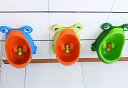 おまる 男の子用 小便器 トイレトレーニング カエル ベビー 赤ちゃん 子供 キッズ 幼児 トイレ練習 吸盤 簡単設置 ばらせる 壁掛けおまる 楽しい かわいい キュート カラフル プロペラ かえる|詳細画像
