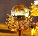 蓮花 仏花 蓮華 蓮華灯 水晶 蓮の花 仏具 ロータス 蓮 造花 LED 7色に変化 2WAY給電対応 USB・電池 はすはな 仏壇 仏具 仏前 法事 法要 お盆 命日 飾り 神前用灯 蓮のイメージ (ゴールドー2セット)