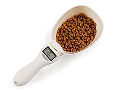 ペットフードの計量カップ、猫と犬の餌ボウルのキッチン計量スプーン測定スプーンが表示