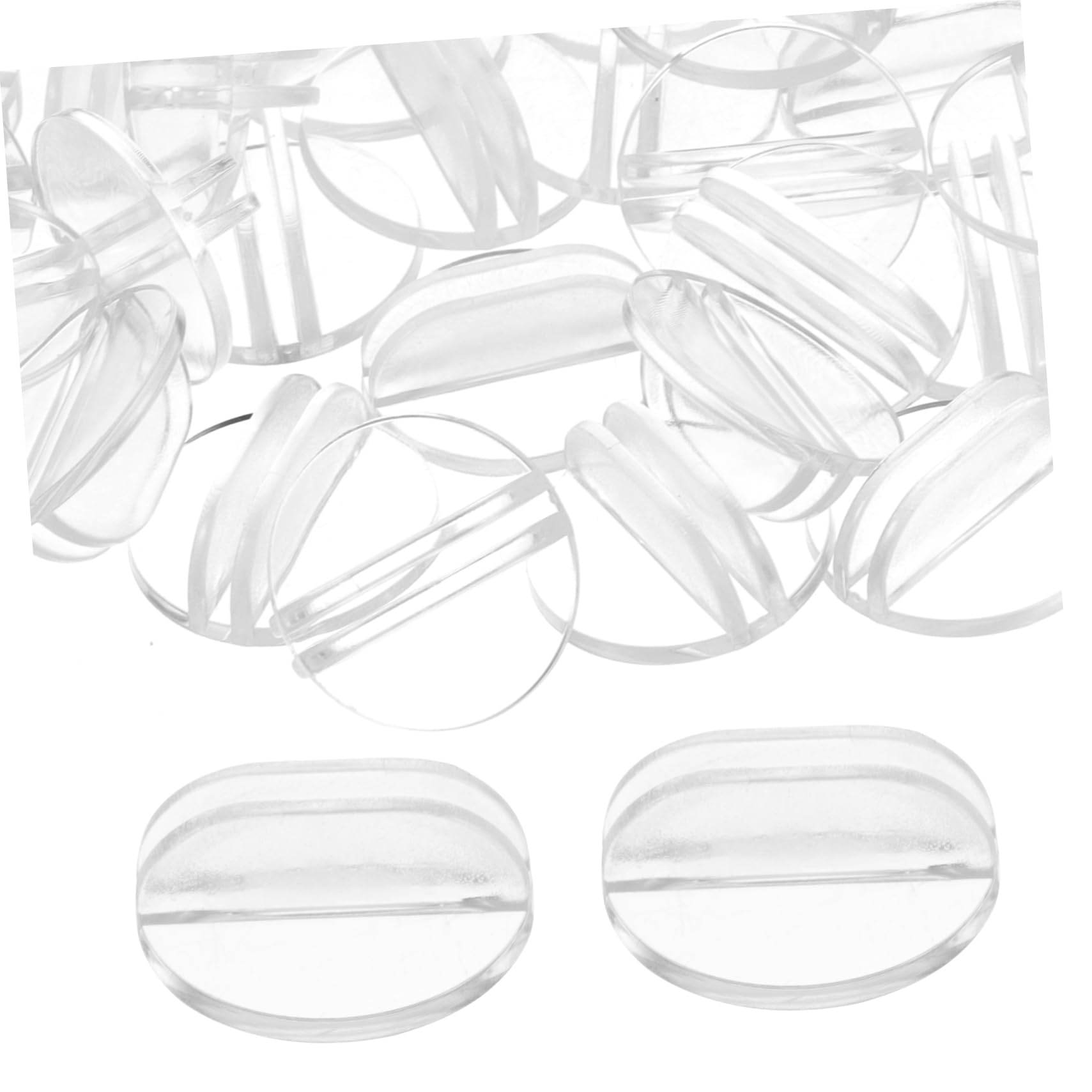 50個透明 プラスチック製 名刺ホル