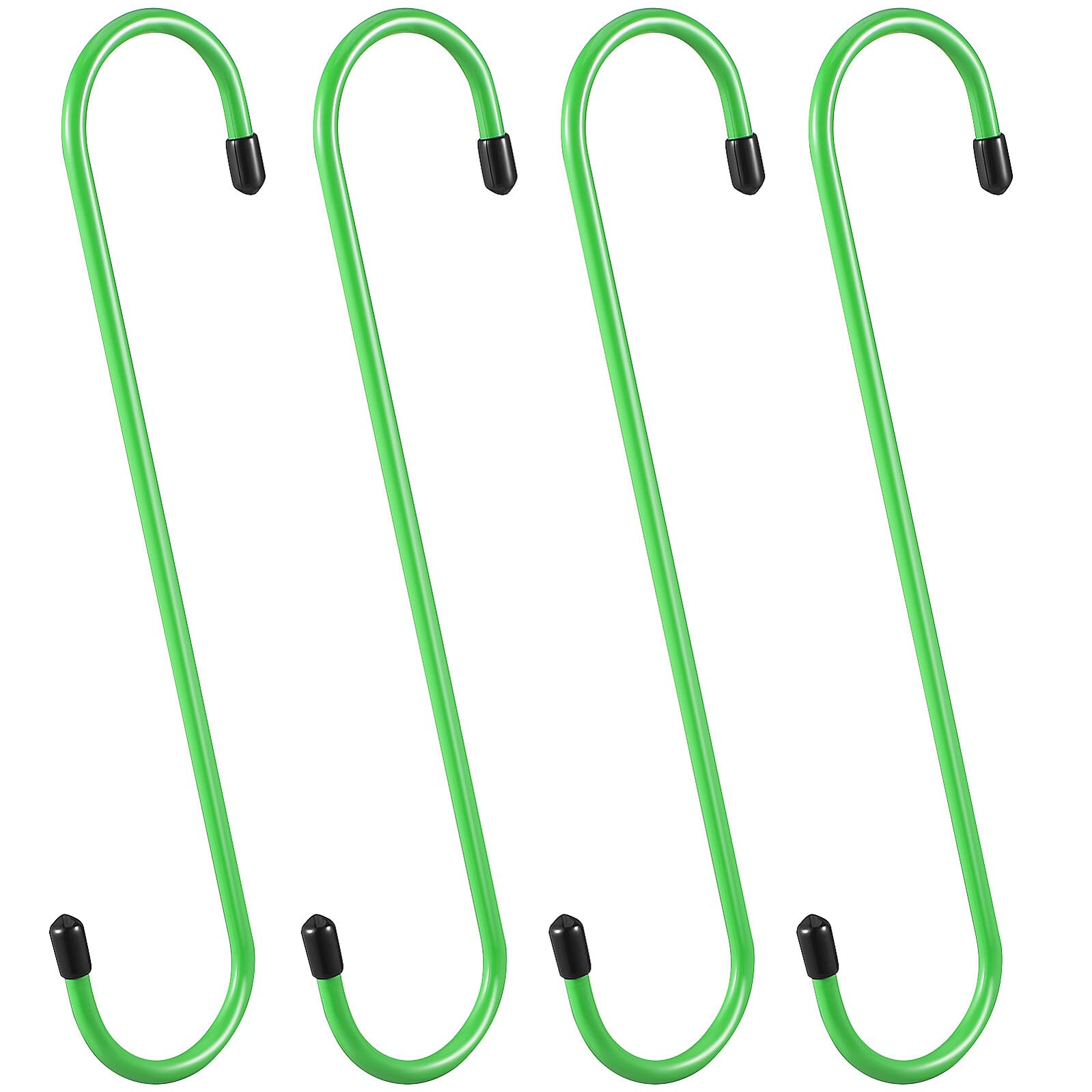 4個 ブレーキキャリパーハンガー フック 耐久鋼製 車両用安定支持 キ...(3)