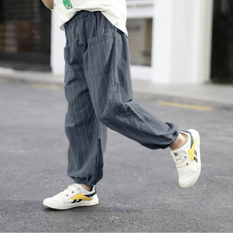 乐天商城 - 子供 女の子 長ズボン 薄手 男の子 パンツ キッズ 子供服 ボトムス 子供服 ズボン リネン ベビー服 キッズ シンプル ジュニアパンツ ベビー ボトムス ゆったり 夏 涼しい 麻 パンツ 綿麻 九分丈 ジュニア 小学生 中学生 ベビー