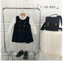 子供服 女の子 ワンピース フォーマル キッズ セットアップ ブラウス 長袖 子供 ドレス 春 秋 フォーマルスーツ 2点セット シャツ サロペット ジュニア服 韓国風 入学式 卒業式 子供ドレス キッズ ガールズ カジュアル 結婚式 発表会 入学式 七五三 洋服 重ね着