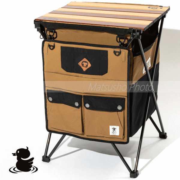 【24時間限定最大8,000円OFFクーポン配布中!9/1限定】アウトドア キャンプ grm outdoor GO0467F MEKAKUSHI SIDE TABLE BLACK サイドテーブル 送料無料