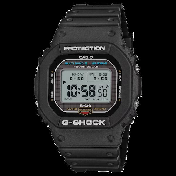 べりはやっ!楽天市場店の腕時計 ジーショック G-SHOCK MIP液晶 Bluetooth搭載 電波ソーラー 環境配慮素材採用 GW-BX5600-1JF メンズ オールブラック｜アングル2