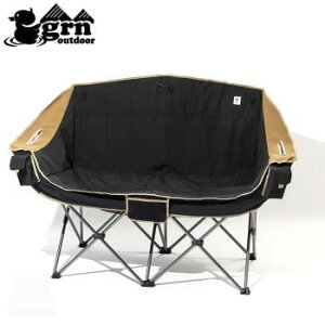 チェア ソファーチェア 2人掛けチェア アウトドアチェア grm outdoor 60/40CLOTH TWIN SOFA CHAIR GO3403F BLACK 送料無料