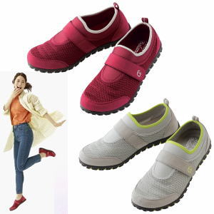 【最大半額＋全品P2倍！19日20時から】メイダイ レディース スニーカー シューズ 疲れにくい 歩きやす..