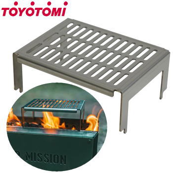トヨトミ ゴトク 五徳 ハイタイプ 二次燃焼焚火台BF-GM1専用ゴトク ハイゴトク 炎 焚き火 料理 アウトドア TOYOTOMI GEAR MISSION 二次燃焼焚火台 BF-GM1専用 ハイゴトク GM-BF1GT2