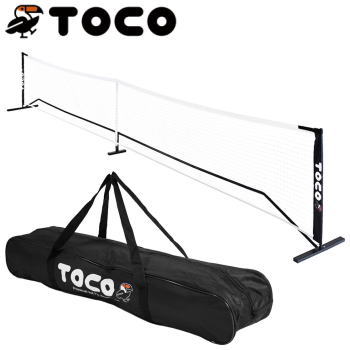 Rakuten - トコ TOCO ポータブルネット ピックルボール ラケットスポーツ ラケットスポーツ ピックルボール用ポータブルネットプロ TPN-101-BK メーカー直送