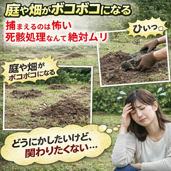 メイダイ 駆除用即効性忌避剤 モグラ 業務用 置くだけ簡単 天然成分 害獣駆除 忌避...