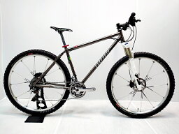 ▼▼【中古】ナイナー NINER MCR9 2014年頃モデル マウンテンバイク Lサイズ 2×10速 シルバー カスタム REYNOLDS 853