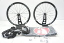 ▼▼【中古】未使用 ヴィジョン VISION METRON 40SL DB ホイールセット シマノフリー 11速 クリンチャー カーボン 変換アダプター付